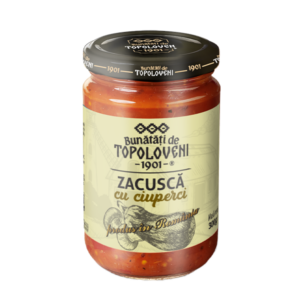 Zacusca cu ciupeci  Zacusca lilková s houbami  300g