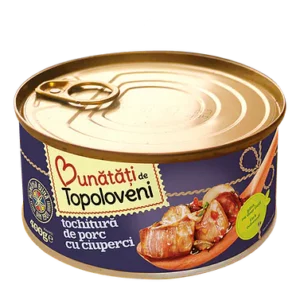 Tochitura de porc  Vepřová pánev s klobáskou a žampiony  400g