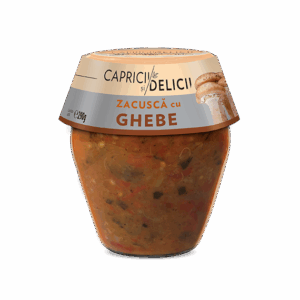 Zacusca cu ghebe  Zacusca lilková s václavkami  290g