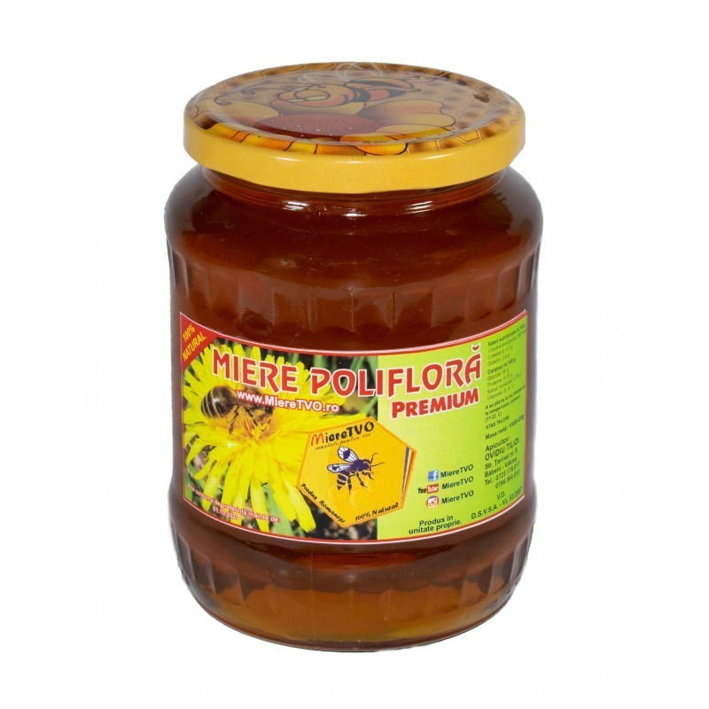 Miere poliflora  Květový med  900g